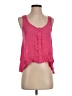 Zenana 100% Rayon Pink Sleeveless Blouse Size S - photo 1