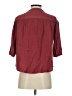 Mod Ref 100% Cotton Burgundy 3/4 Sleeve Button-Down Shirt Size S - photo 2