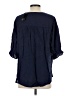 Torrid Blue 3/4 Sleeve Blouse Size (00) - photo 2