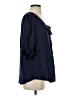 Torrid Blue 3/4 Sleeve Blouse Size (00) - photo 4
