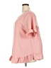 Unbranded 100% Polyester Pink 3/4 Sleeve Blouse Size XXL - photo 5