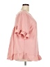 Unbranded 100% Polyester Pink 3/4 Sleeve Blouse Size XXL - photo 4