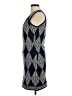 Moon 100% Acrylic Argyle Blue Casual Dress Size M - photo 5