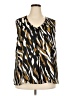 Kasper 100% Polyester Gold Sleeveless Blouse Size 2X - photo 1