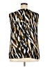 Kasper 100% Polyester Gold Sleeveless Blouse Size 2X - photo 2