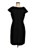 St. John 100% Wool Solid Black Casual Dress Size 8 - photo 1