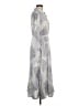 MOTF 100% Polyester Chevron-herringbone Gray Casual Dress Size L - photo 4