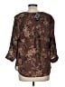 Torrid 100% Polyester Brown 3/4 Sleeve Blouse Size Med Plus (00) - photo 2