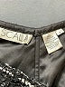Scala 100% Silk Stars Black Cocktail Dress Size 6 - photo 4