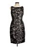Carmen Marc Valvo 100% Polyester Black Cocktail Dress Size 8 - photo 1
