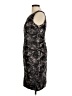 Carmen Marc Valvo 100% Polyester Black Cocktail Dress Size 8 - photo 5