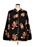 Ava & Viv Floral Black Jacket Size 2X - photo 1