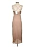 Zara 100% Polyester Tan Cocktail Dress Size S - photo 2