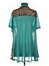 Crazy Train Teal Cardigan Size S - photo 2