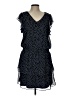 MSK 100% Polyester Polka Dots Blue Casual Dress Size L - photo 1
