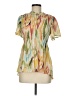 Spense 100% Polyester Green Short Sleeve Blouse Size M - photo 1