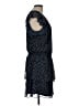 MSK 100% Polyester Polka Dots Blue Casual Dress Size L - photo 4