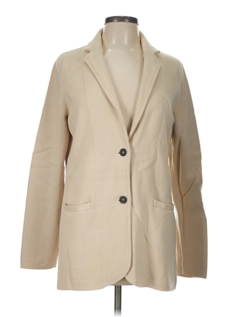 Pre-owned M Magaschoni Blazer Jacket In Tan