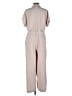 A New Day 100% Recycled Polyester Solid Tan Jumpsuit Size L - photo 2