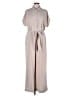 A New Day 100% Recycled Polyester Solid Tan Jumpsuit Size L - photo 1