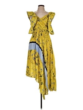 Self-Portrait Asymmetric Pleated Dress (view 1)