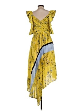 Self-Portrait Asymmetric Pleated Dress (view 2)