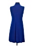 MSK Solid Blue Casual Dress Size S - photo 2