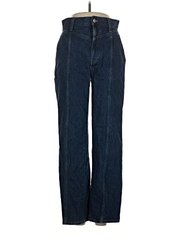 Madewell The Perfect Vintage Straight Jean in Greenhaven Wash: Seamed Version (view 1)