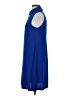 MSK Solid Blue Casual Dress Size S - photo 5