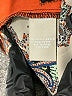 Joan Vass 100% Polyester Paisley Black Long Sleeve Blouse Size S - photo 8