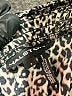 Halston 100% Polyester Animal Print Multi Color Gray Casual Dress Size 2 - photo 7