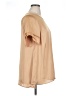 DR2 100% Polyester Tan Short Sleeve Blouse Size 1X - photo 4