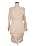 Unbranded 100% Polyester Tan Casual Dress Size XL - photo 1