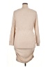 Unbranded 100% Polyester Tan Casual Dress Size XL - photo 2