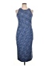 INC International Concepts Chevron-herringbone Blue Casual Dress Size XL - photo 1