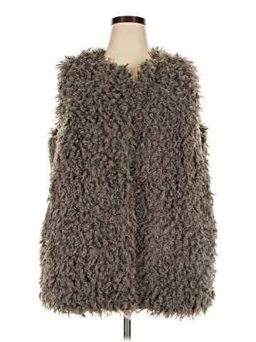 Vince Camuto Faux Fur Vest (view 1)