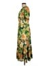 DR2 100% Polyester Tropical Yellow Casual Dress Size L - photo 5
