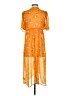 ABound 100% Polyester Orange Kimono Size S - photo 2
