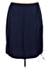 CALVIN KLEIN JEANS 100% Polyester Solid Blue Casual Skirt Size 12 - photo 1