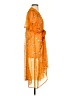 ABound 100% Polyester Orange Kimono Size S - photo 4