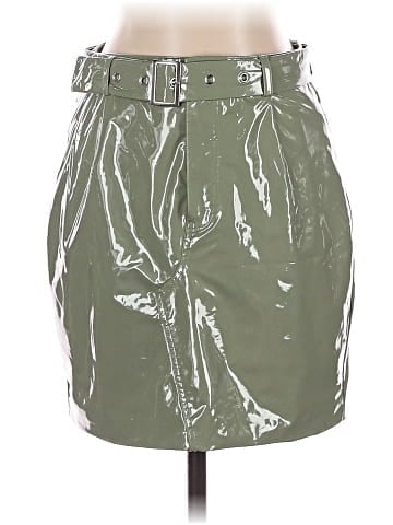 Camila Coelho Faux Leather Skirt (view 1)