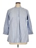 Duluth Trading Co. Blue 3/4 Sleeve Button-Down Shirt Size XL - photo 1