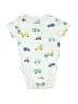 H&M 100% Cotton Print White Short Sleeve Onesie Size 2-4 Months - photo 1