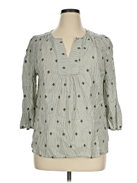 St. John's Bay 3/4 Sleeve Blouse (view 1)