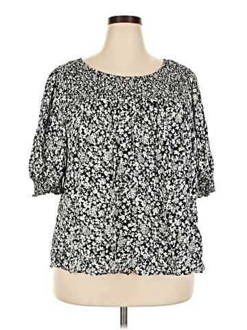 Terra & Sky 3/4 Sleeve Blouse (view 1)