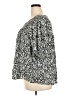 Terra & Sky 100% Rayon Silver 3/4 Sleeve Blouse Size 2X - photo 5