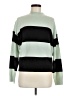 Ann Taylor Stripes Green Turtleneck Sweater Size M - photo 1