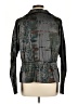 Babette Metallic Gray Blazer Size L - photo 2