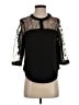 Shein 100% Polyester Black 3/4 Sleeve Blouse Size S - photo 1