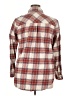 Gap 100% Cotton Plaid Brown Long Sleeve Button-Down Shirt Size L - photo 2